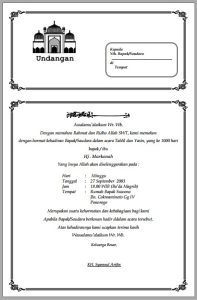 Download Template Undangan Tahlil Word 7 Hari 40 Hari 100 Hari 1000