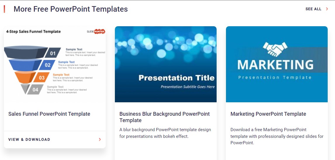 websites for free ppt templates