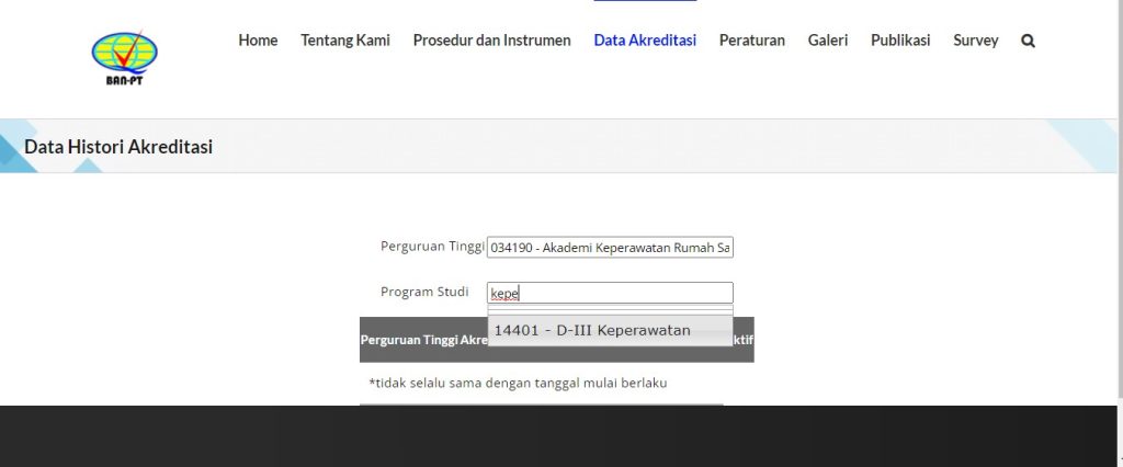 Cara cek akreditasi kampus dan prodi di ban-pt online lengkap 1- kanalmu