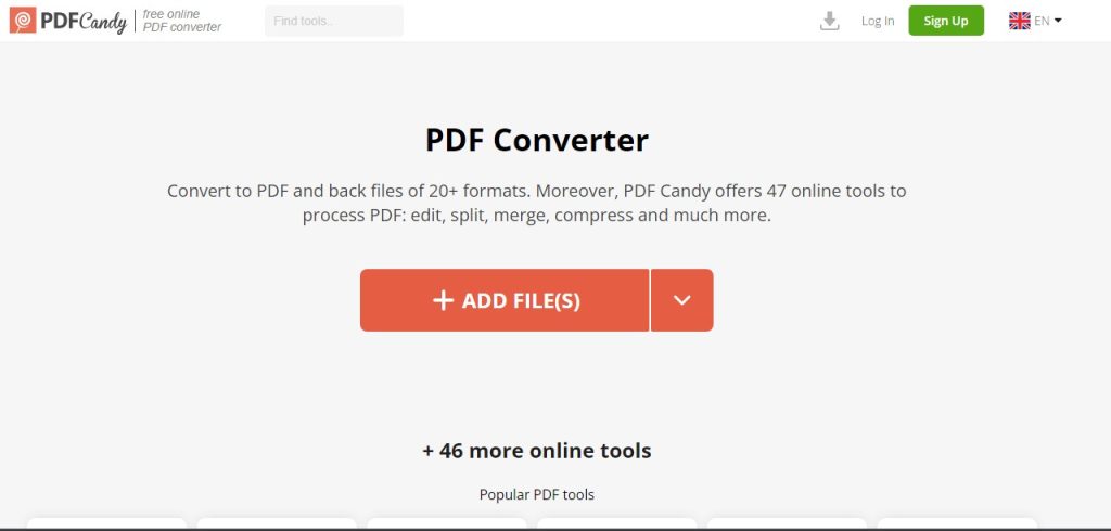 Cara memperbesar ukuran pdf dengan Pdfcandy.com