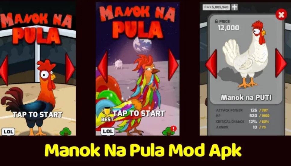 Manok na pula mod apk unlimited money and eye new version 2022 lengkap - kanalmu