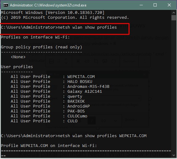 cara mengetahui password cmd dengan cmd - kanalmu