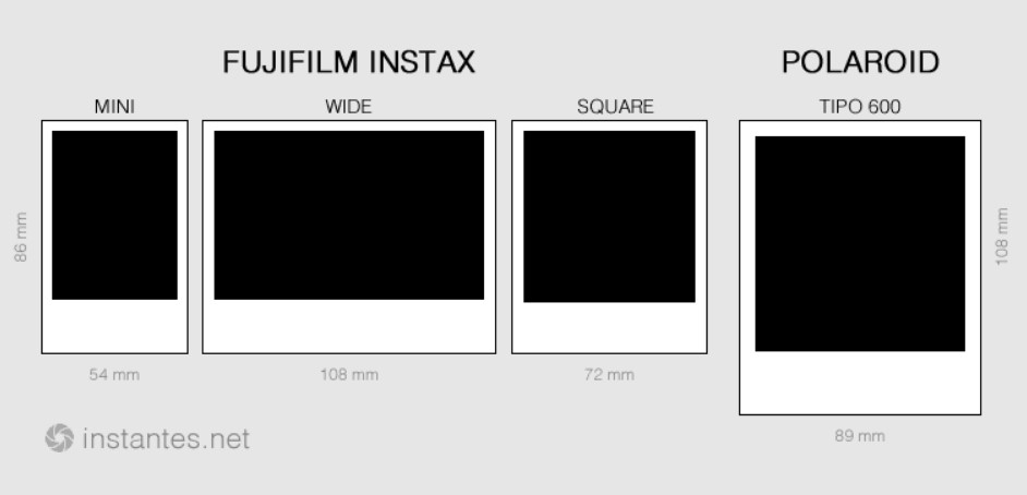 standar ukuran foto polaroid kamera fujifilm