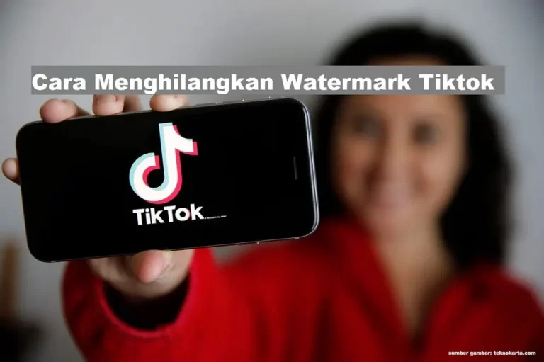 Simak 3 Cara Mudah Menghilangkan Watermark Tiktok tanpa Ribet