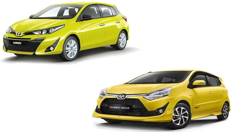 Toyota Yaris dan Agya Punya Warna Unik